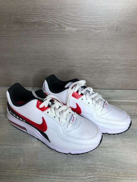 Nike Air Max LTD 3 Shoes Men Size 8.5 White Black Red Leather Sneaker main image 8